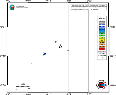Mappa MCS - territori località