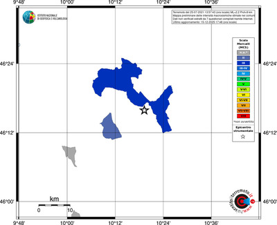 Mappa MCS - territori comuni