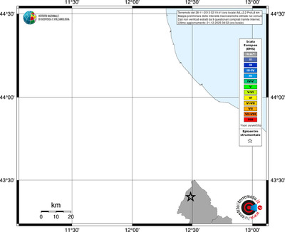 Mappa EMS - territori comuni