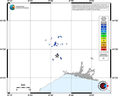 Mappa MCS - territori località