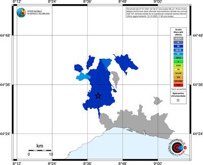 Mappa MCS - territori comuni
