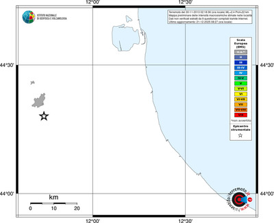 Mappa EMS - territori località