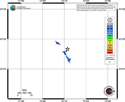 Mappa MCS - territori località