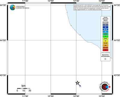 Mappa MCS - territori località