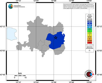Mappa EMS - territori comuni