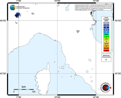 Mappa EMS - territori comuni