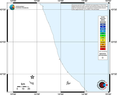 Mappa MCS - territori località
