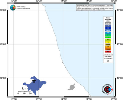 Mappa MCS - territori comuni