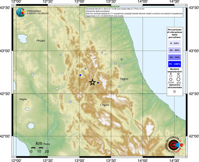 Mappa comuni con almeno 3 questionari
