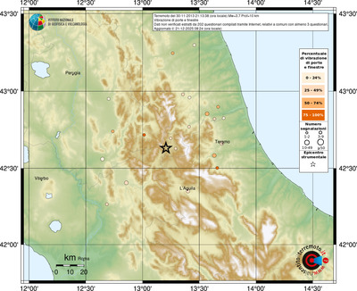 Mappa comuni con almeno 3 questionari