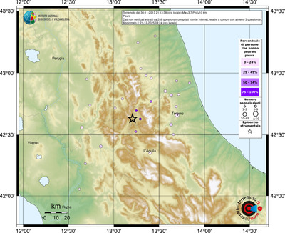 Mappa comuni con almeno 3 questionari