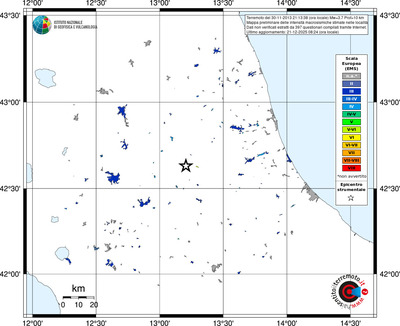 Mappa EMS - territori località