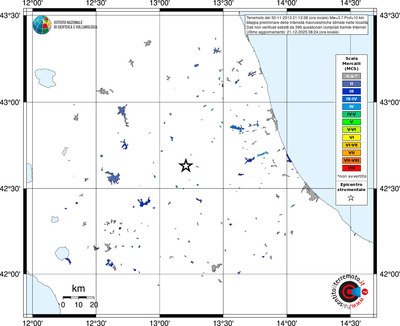 Mappa MCS - territori località