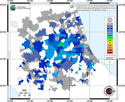Mappa MCS - territori comuni