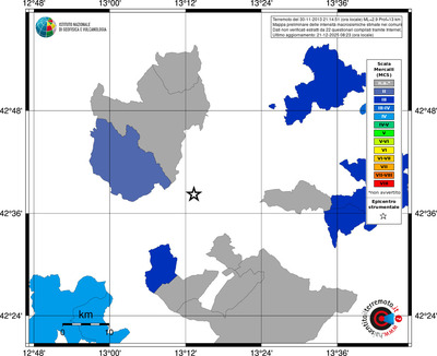 Mappa MCS - territori comuni