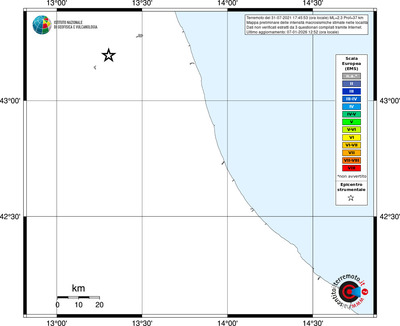 Mappa EMS - territori località
