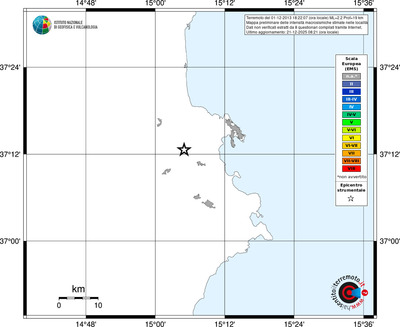 Mappa EMS - territori località