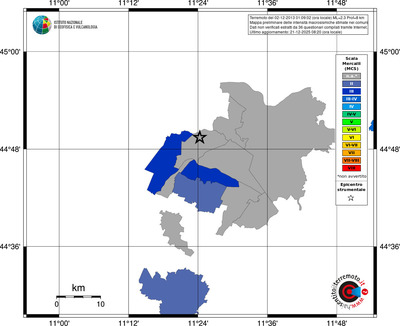 Mappa MCS - territori comuni