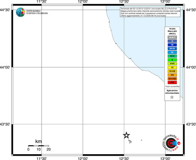 Mappa MCS - territori località
