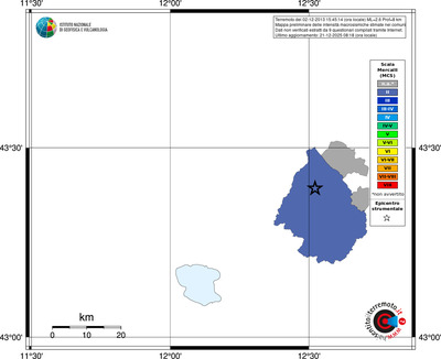 Mappa MCS - territori comuni