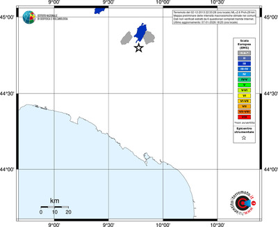 Mappa EMS - territori comuni