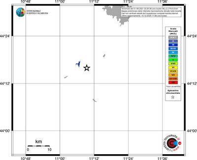 Mappa MCS - territori località