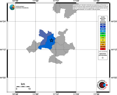 Mappa MCS - territori comuni