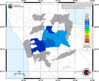 Mappa MCS - territori comunali