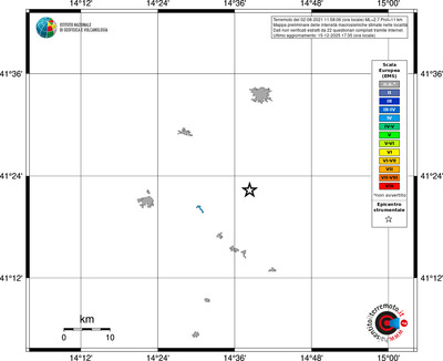 Mappa EMS - territori località