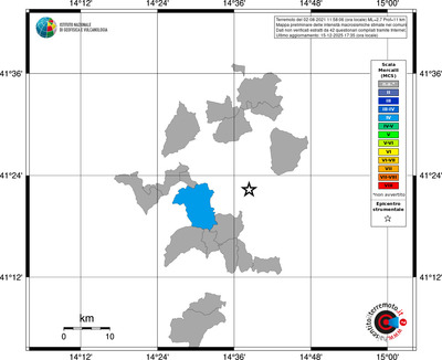 Mappa MCS - territori comuni
