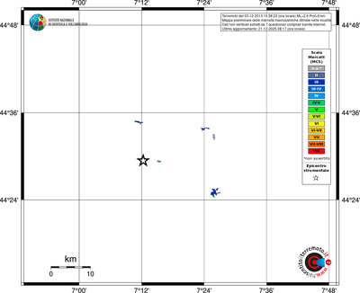 Mappa MCS - territori località