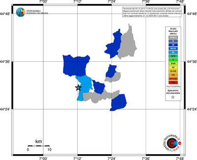 Mappa MCS - territori comuni