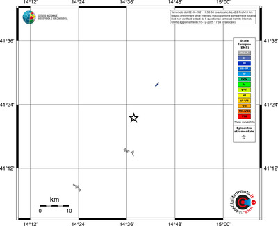 Mappa EMS - territori località