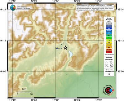 Mappa EMS - località