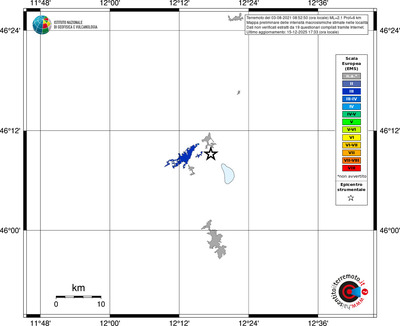 Mappa EMS - territori località