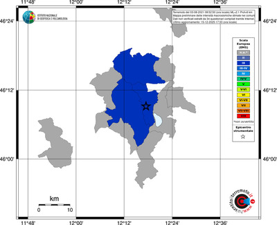 Mappa EMS - territori comuni