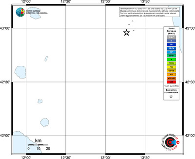 Mappa EMS - territori località