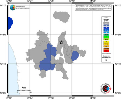 Mappa MCS - territori comuni