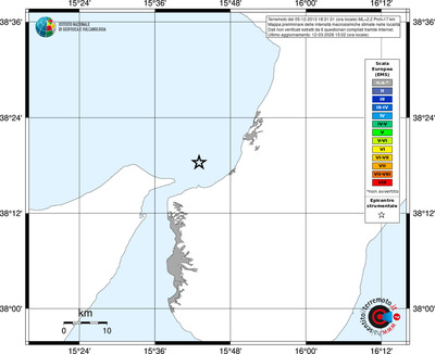 Mappa EMS - territori località
