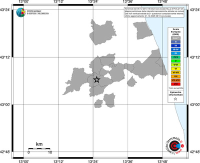 Mappa EMS - territori comuni