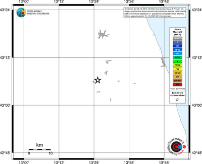 Mappa MCS - territori località