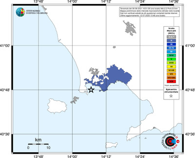 Mappa MCS - territori delle località