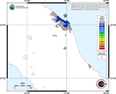 Mappa EMS - territori comuni