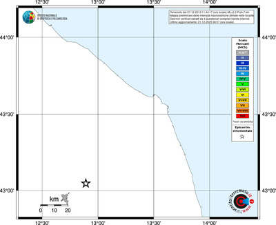 Mappa MCS - territori località
