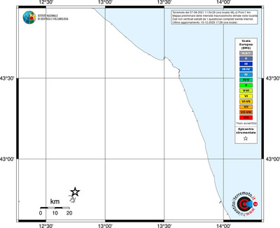 Mappa EMS - territori località