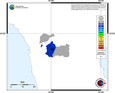 Mappa MCS - territori comuni