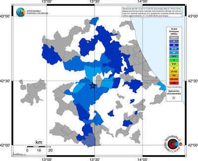 Mappa EMS - territori comuni