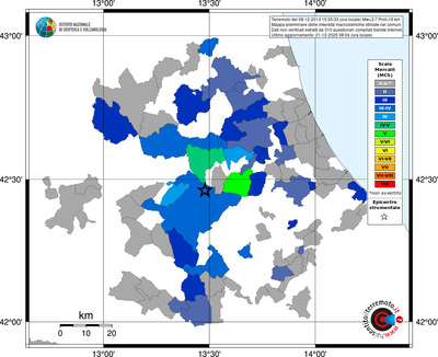 Mappa MCS - territori comuni