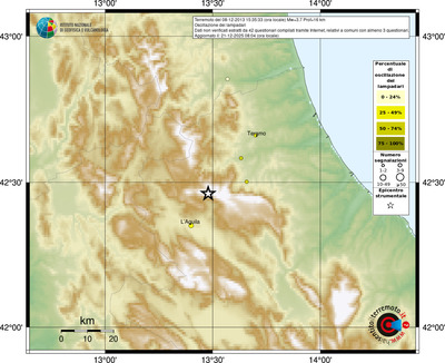 Mappa comuni con almeno 3 questionari
