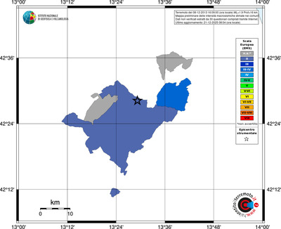Mappa EMS - territori comuni